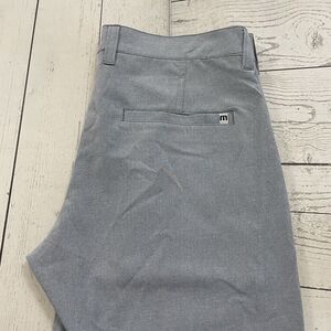 Travis Mathew Gray Flat Front Men Shorts